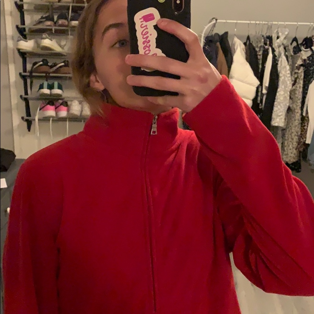 Red zip up - Picture 3 of 6